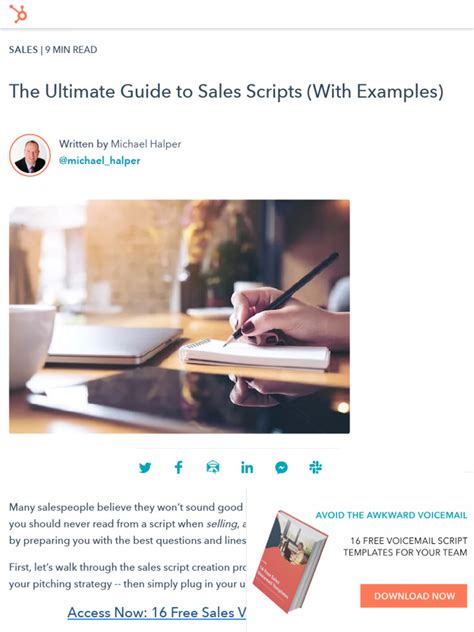 The Ultimate Guide to Sales Scripts (With Examples) .